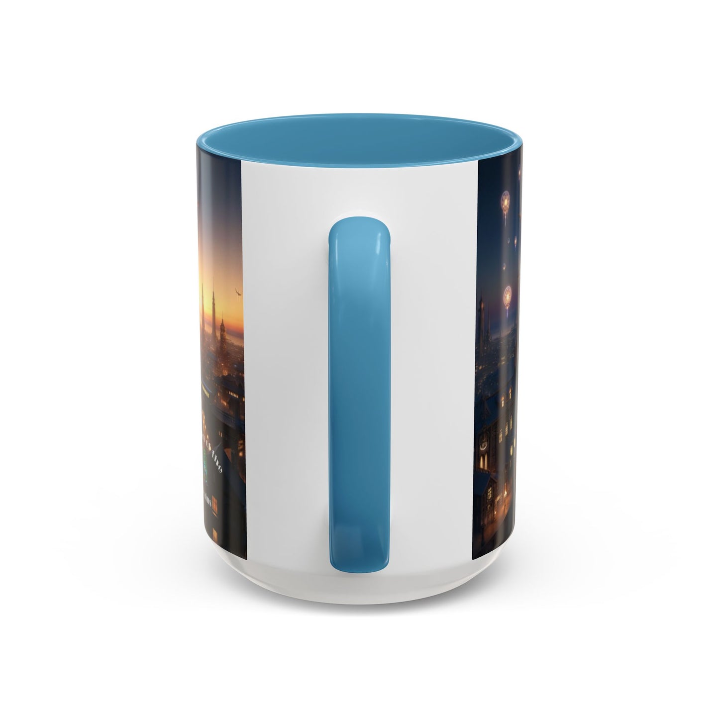 Accent Coffee Mug Fenic Elegant Ceramic Coffee Cup Available in 11oz and 15oz Sizes