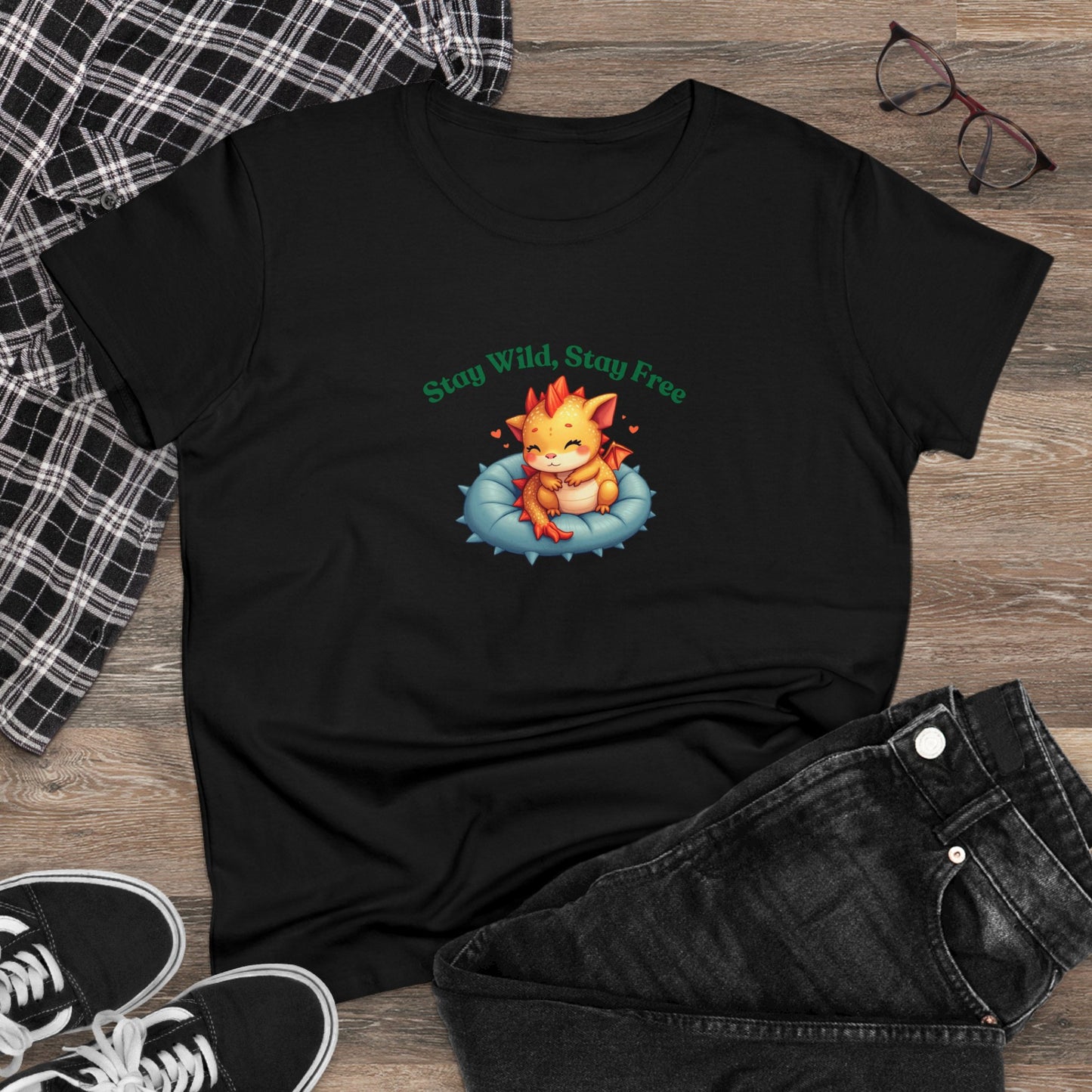 Stay wild stay free -Women's Midweight Cotton Tee