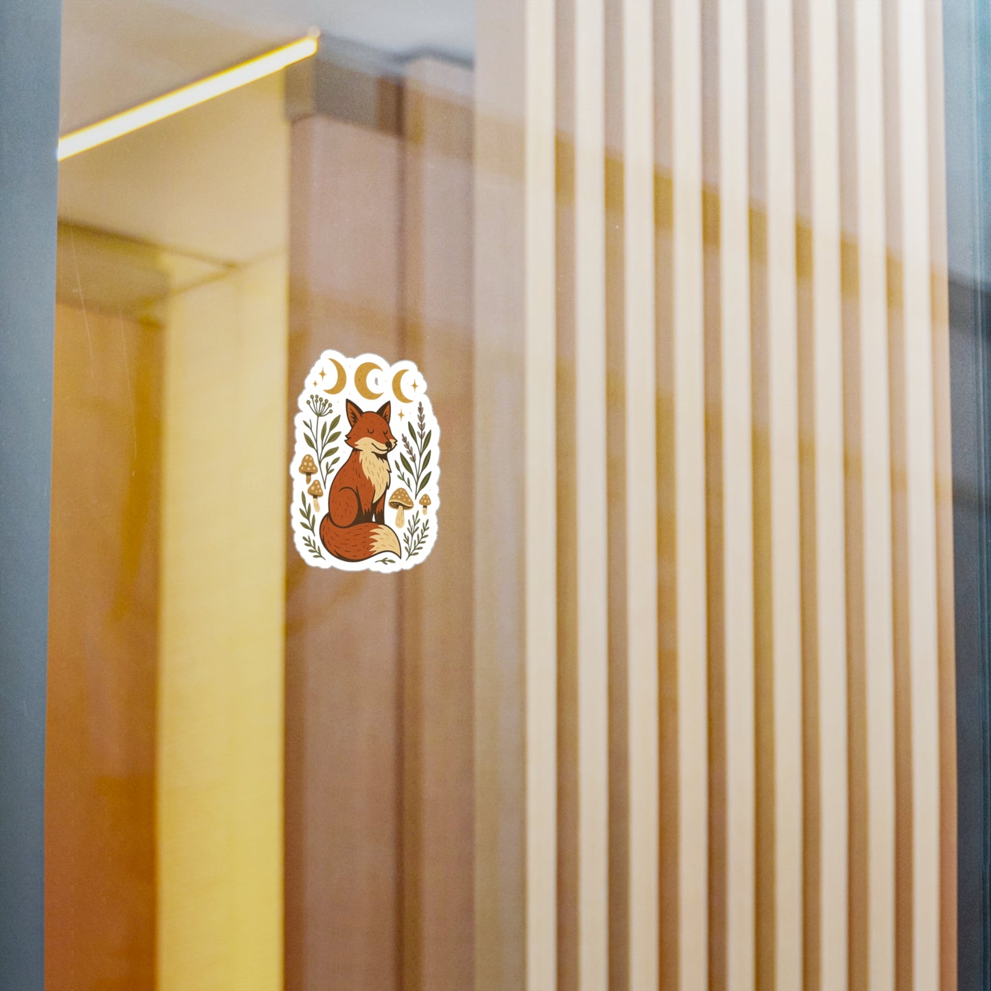 Whimsical Fox Vinyl Decals | Cute Animal Stickers | Nature Decor for Home | Planner Accessories | Gift for Animal Lovers