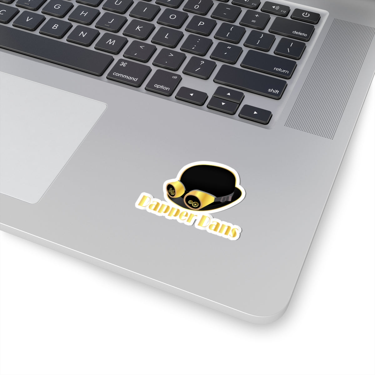 Dapper Dans Kiss-Cut Stickers - Stylish Hat Design for Laptop & Decor