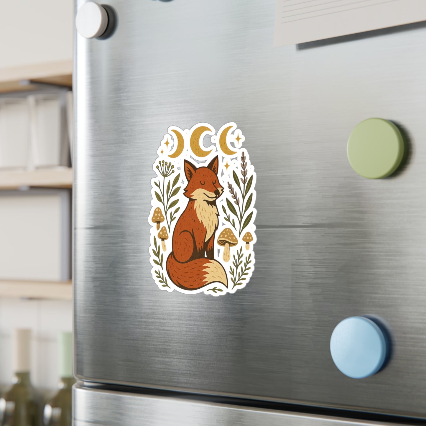 Whimsical Fox Vinyl Decals | Cute Animal Stickers | Nature Decor for Home | Planner Accessories | Gift for Animal Lovers
