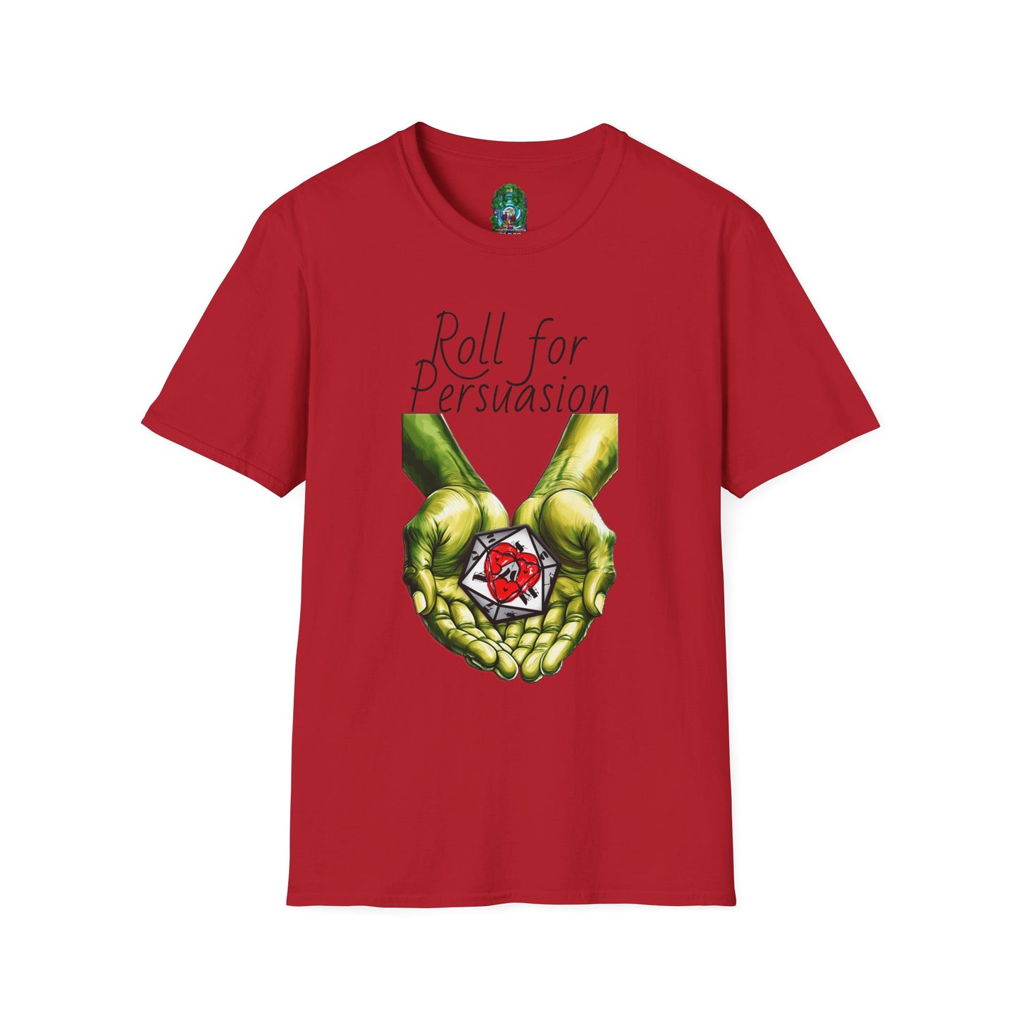 Roll for Persuasion Unisex Softstyle T-Shirt - Ideal for Gamers & D&D Fans