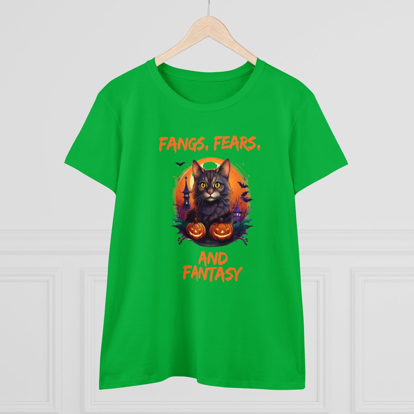 Fangs fears Women's Midweight Cotton Tee