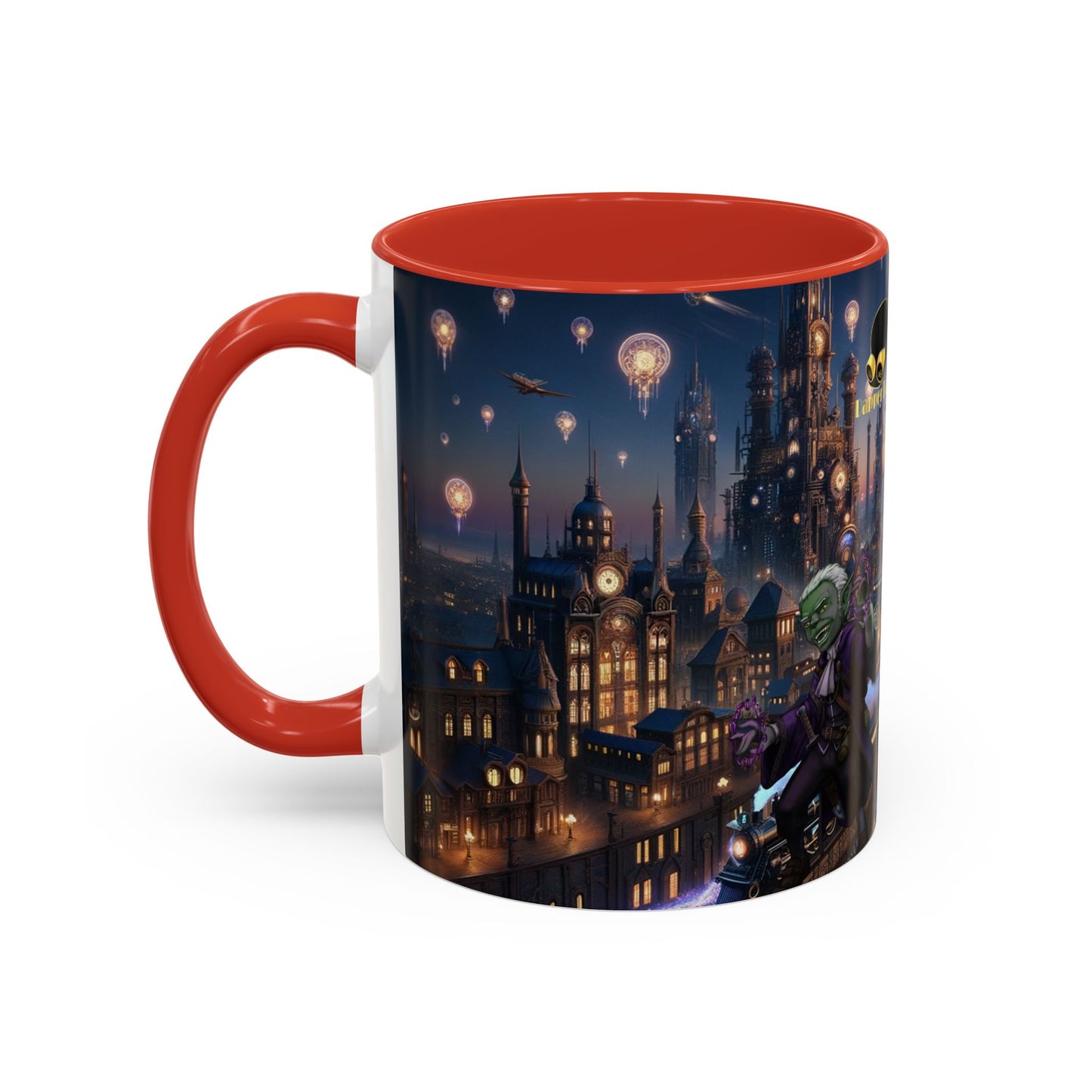 Accent Coffee Mug Fenic Elegant Ceramic Coffee Cup Available in 11oz and 15oz Sizes