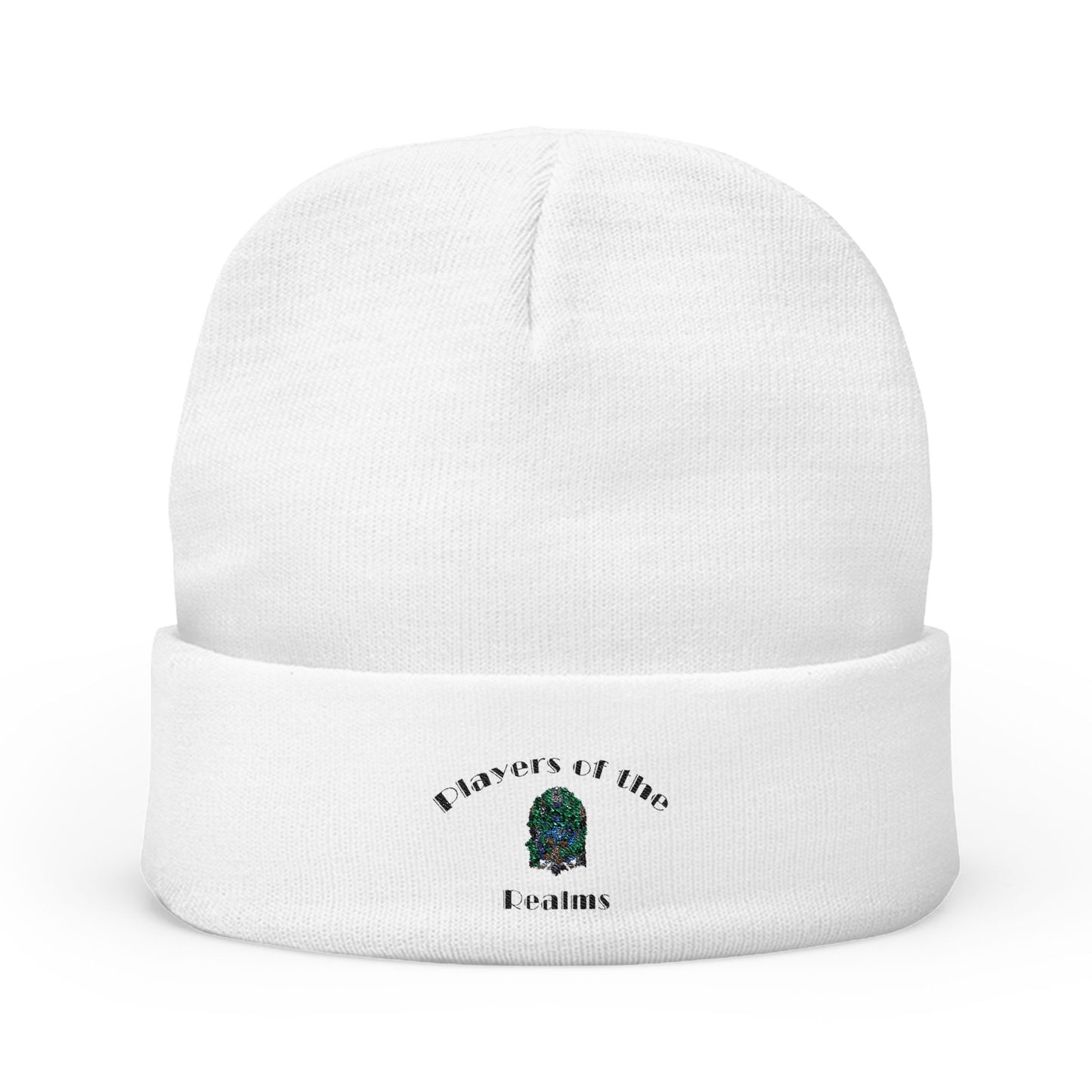 Player of the Realms Knit Beanie - Stylish Winter Hat for Gamers