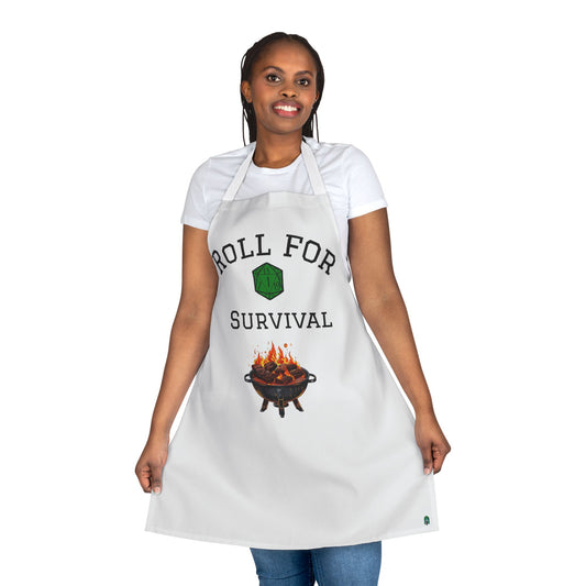 Fun Roll for Survival-Themed Apron, BBQ Gift, Cooking Gear, Grilling Apron, Unique Chef Gift, Kitchen Accessory
