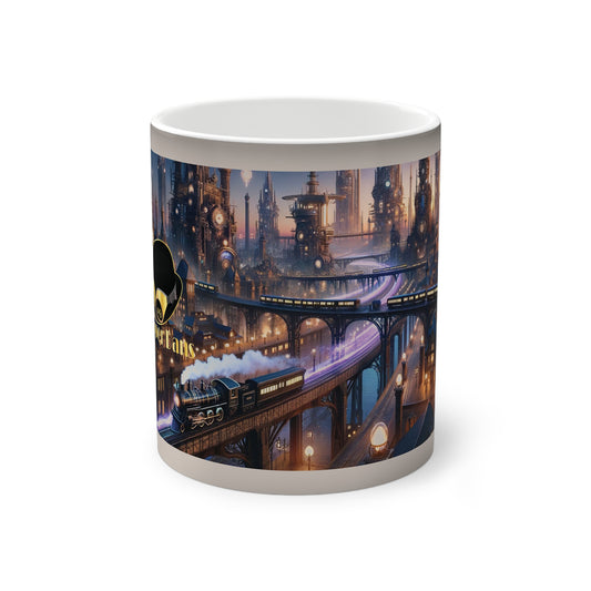 Dapper Color Changing Mug 11oz Heat Reactive Ceramic Coffee Cup