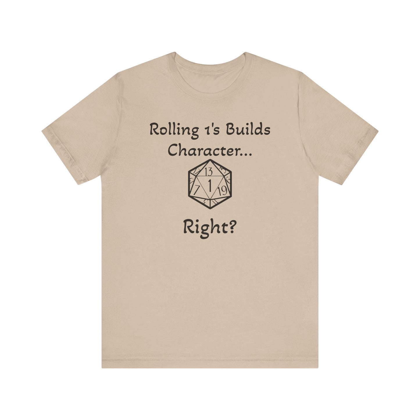 Builds Character Unisex Jersey Short Sleeve Tee