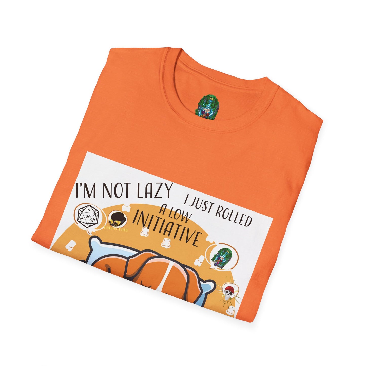 Funny Dog Lover T-Shirt - I'm Not Lazy, I Just Rolled with Initiative