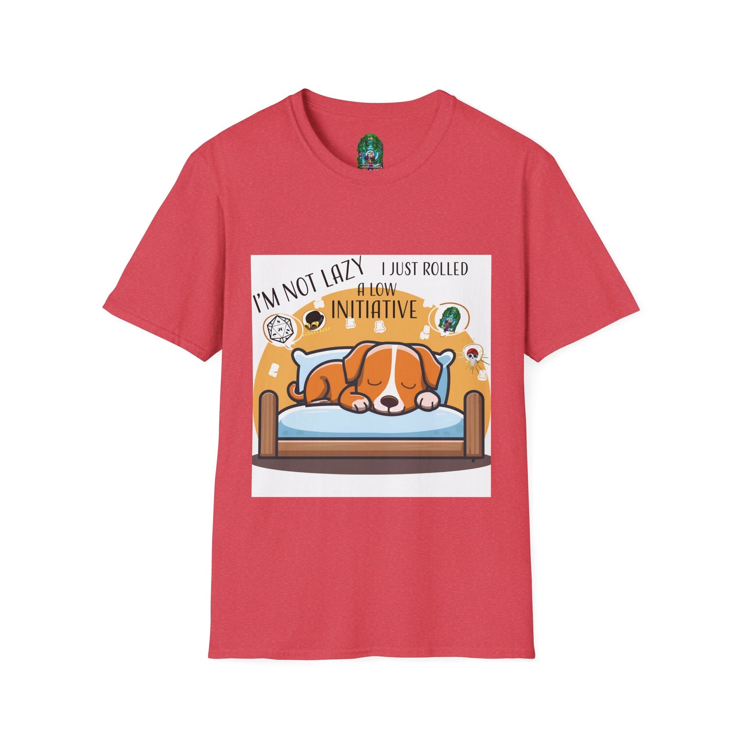 Funny Dog Lover T-Shirt - I'm Not Lazy, I Just Rolled with Initiative