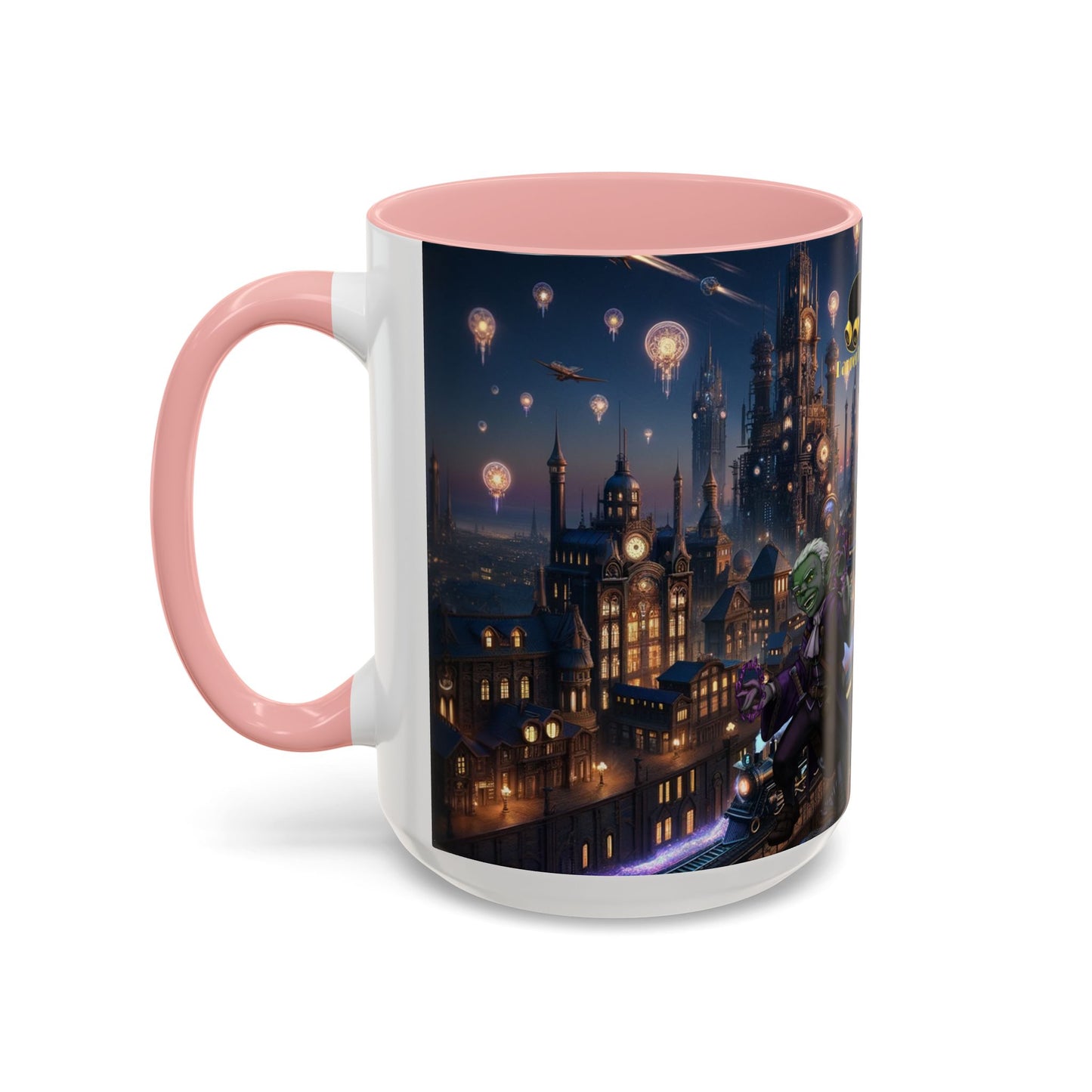 Accent Coffee Mug Fenic Elegant Ceramic Coffee Cup Available in 11oz and 15oz Sizes