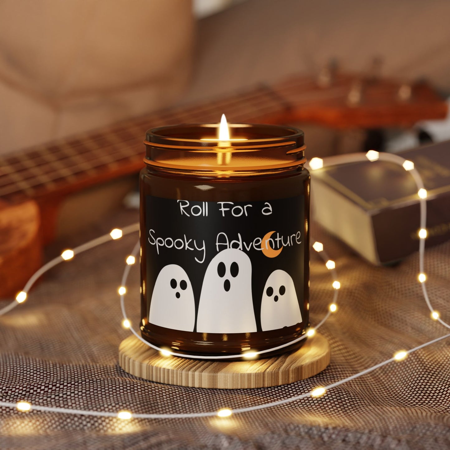 Scented Soy Candle (Multi-Size, Amber Jar)