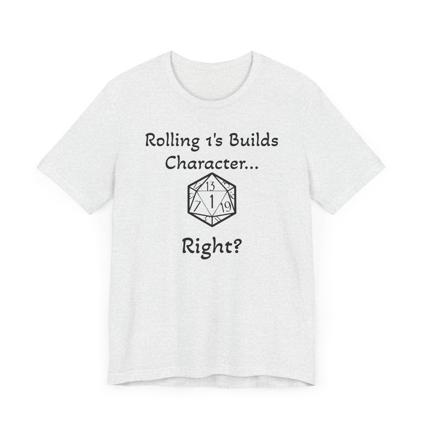 Builds Character Unisex Jersey Short Sleeve Tee