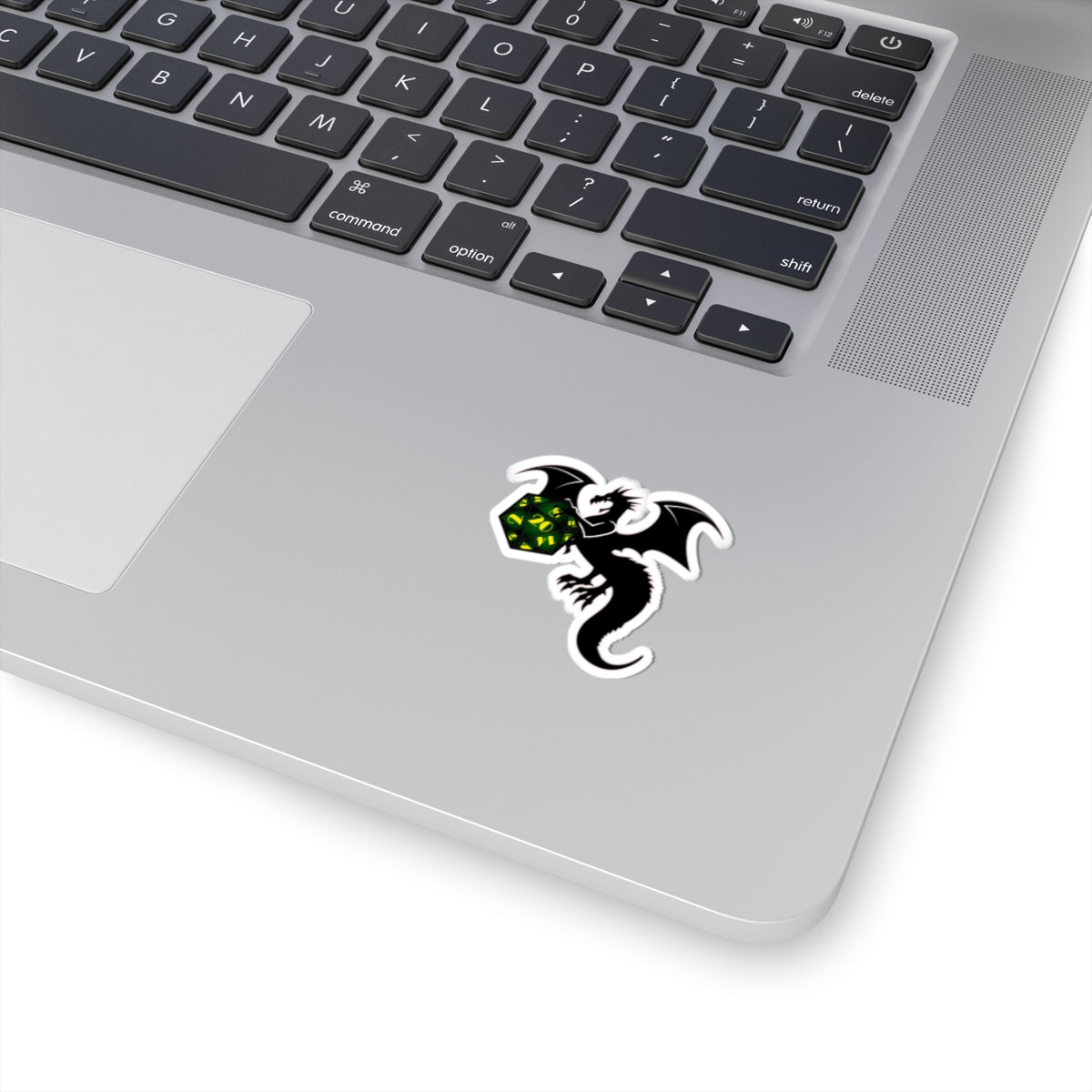 Dragon D20 Kiss-Cut Stickers for Gamers