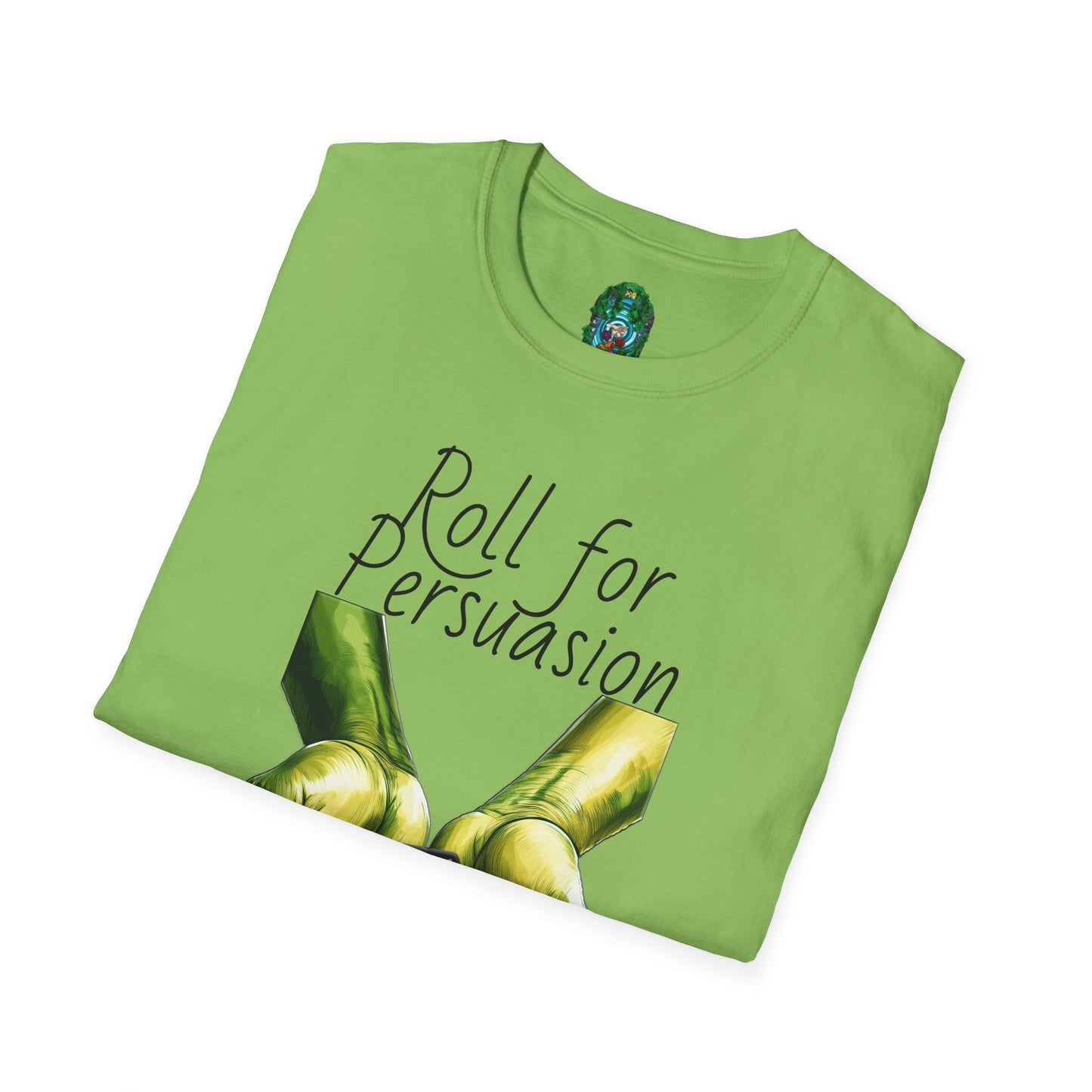 Roll for Persuasion Unisex Softstyle T-Shirt - Ideal for Gamers & D&D Fans