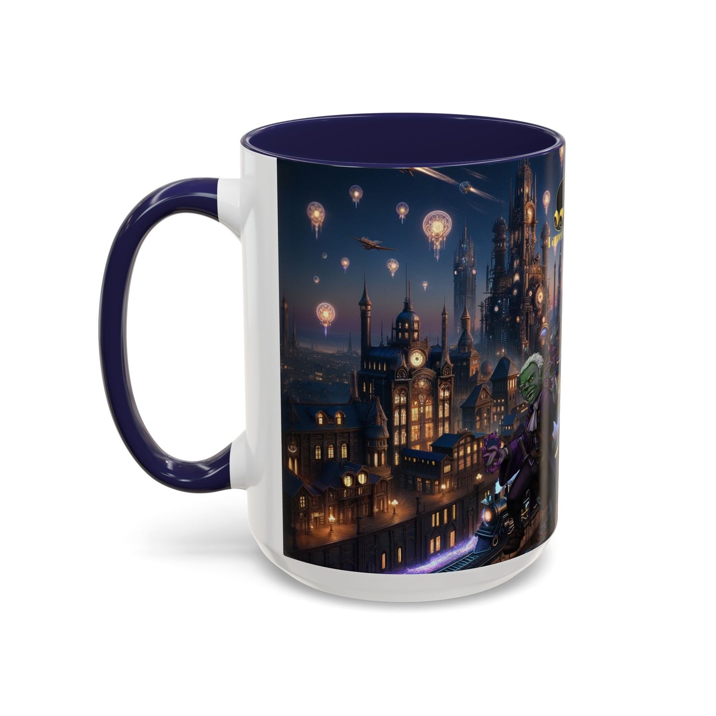 Accent Coffee Mug Fenic Elegant Ceramic Coffee Cup Available in 11oz and 15oz Sizes