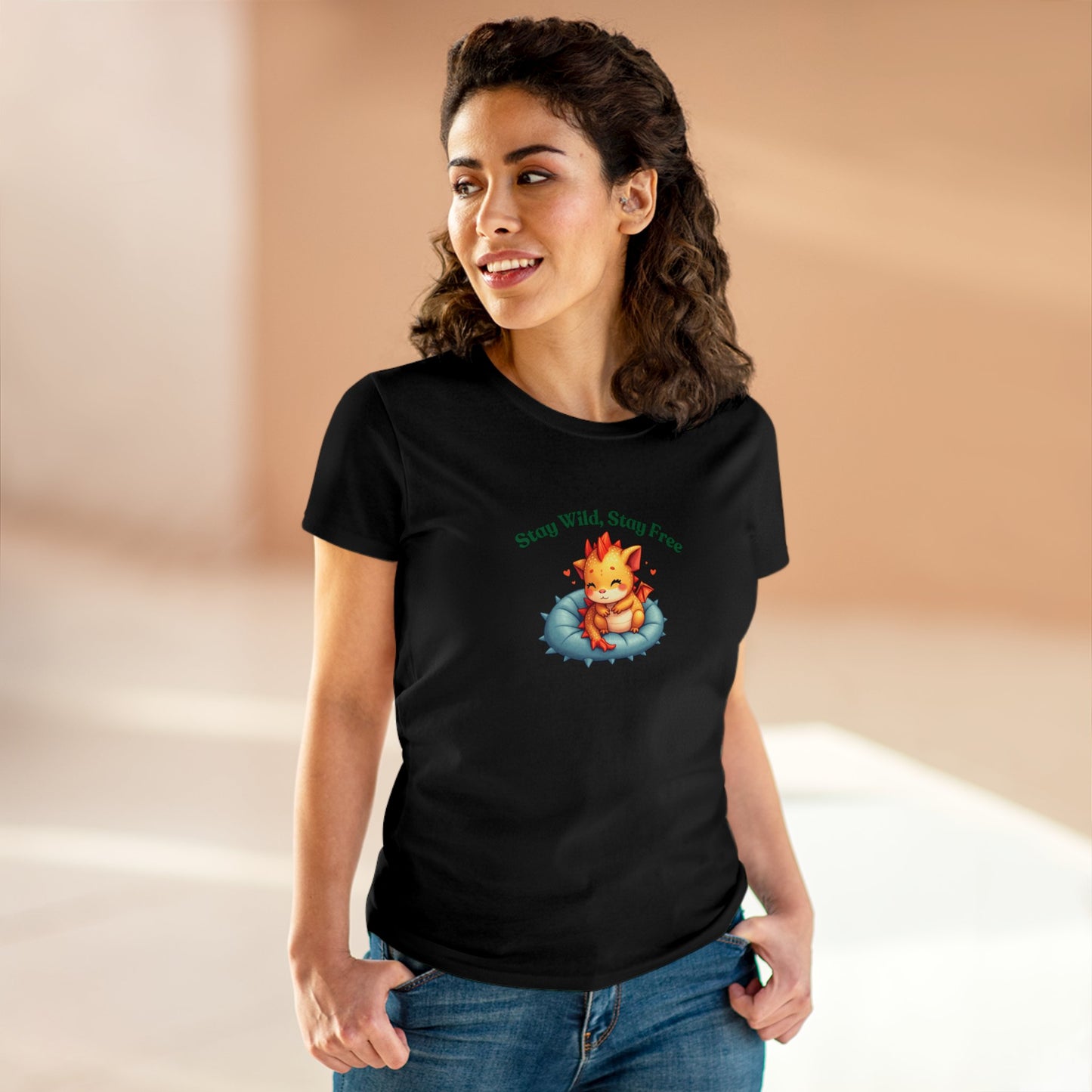 Stay wild stay free -Women's Midweight Cotton Tee