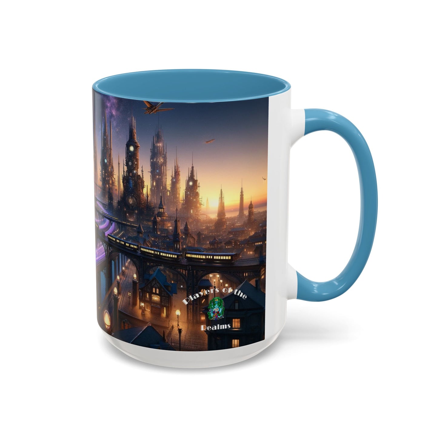 Accent Coffee Mug Fenic Elegant Ceramic Coffee Cup Available in 11oz and 15oz Sizes