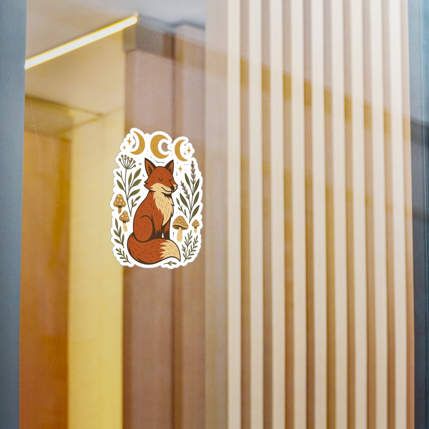 Whimsical Fox Vinyl Decals | Cute Animal Stickers | Nature Decor for Home | Planner Accessories | Gift for Animal Lovers