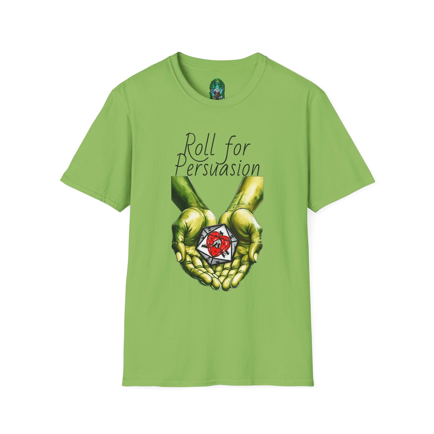 Roll for Persuasion Unisex Softstyle T-Shirt - Ideal for Gamers & D&D Fans