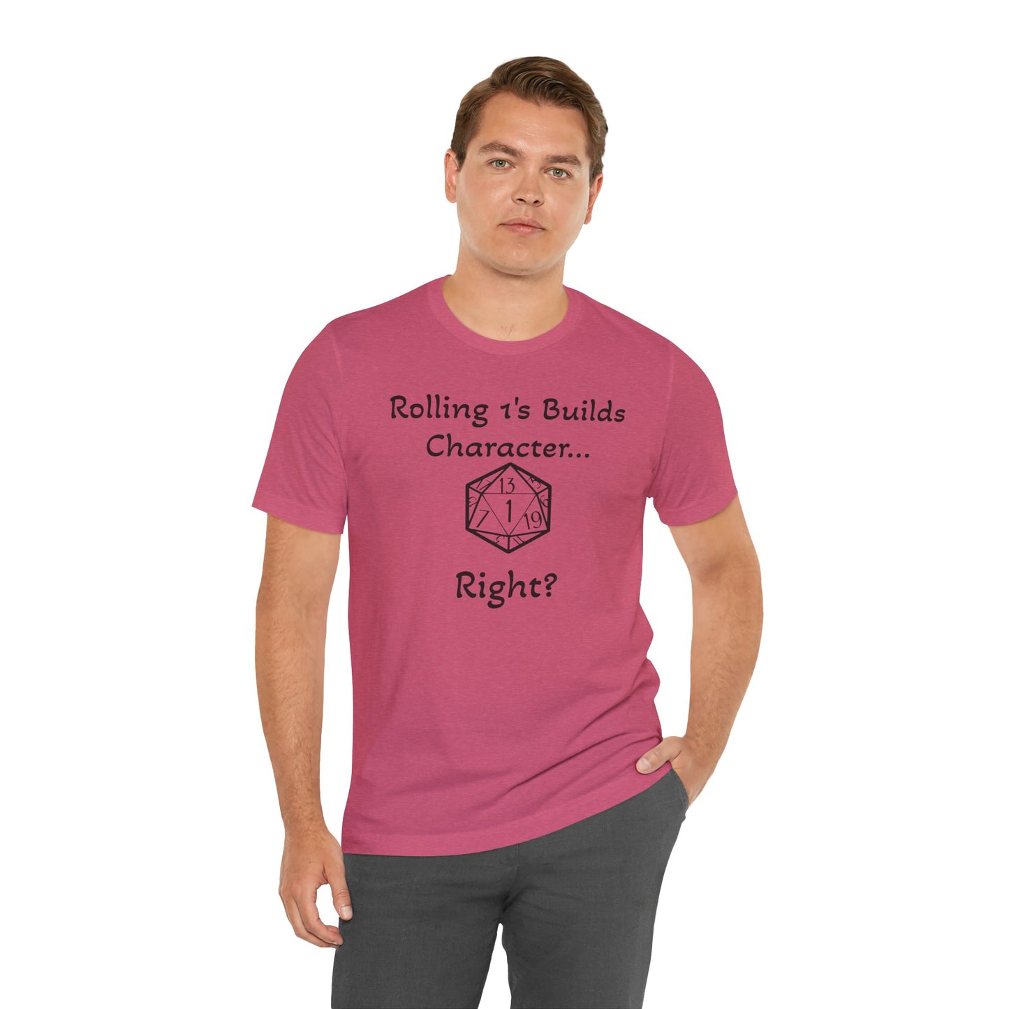 Builds Character Unisex Jersey Short Sleeve Tee