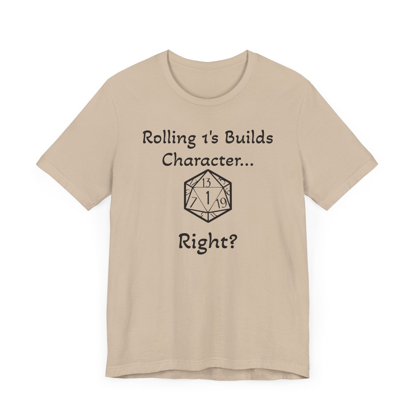 Builds Character Unisex Jersey Short Sleeve Tee