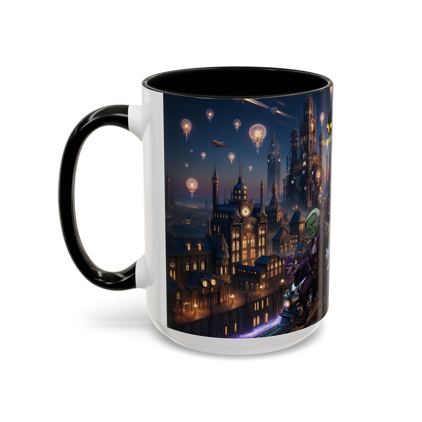 Accent Coffee Mug Fenic Elegant Ceramic Coffee Cup Available in 11oz and 15oz Sizes