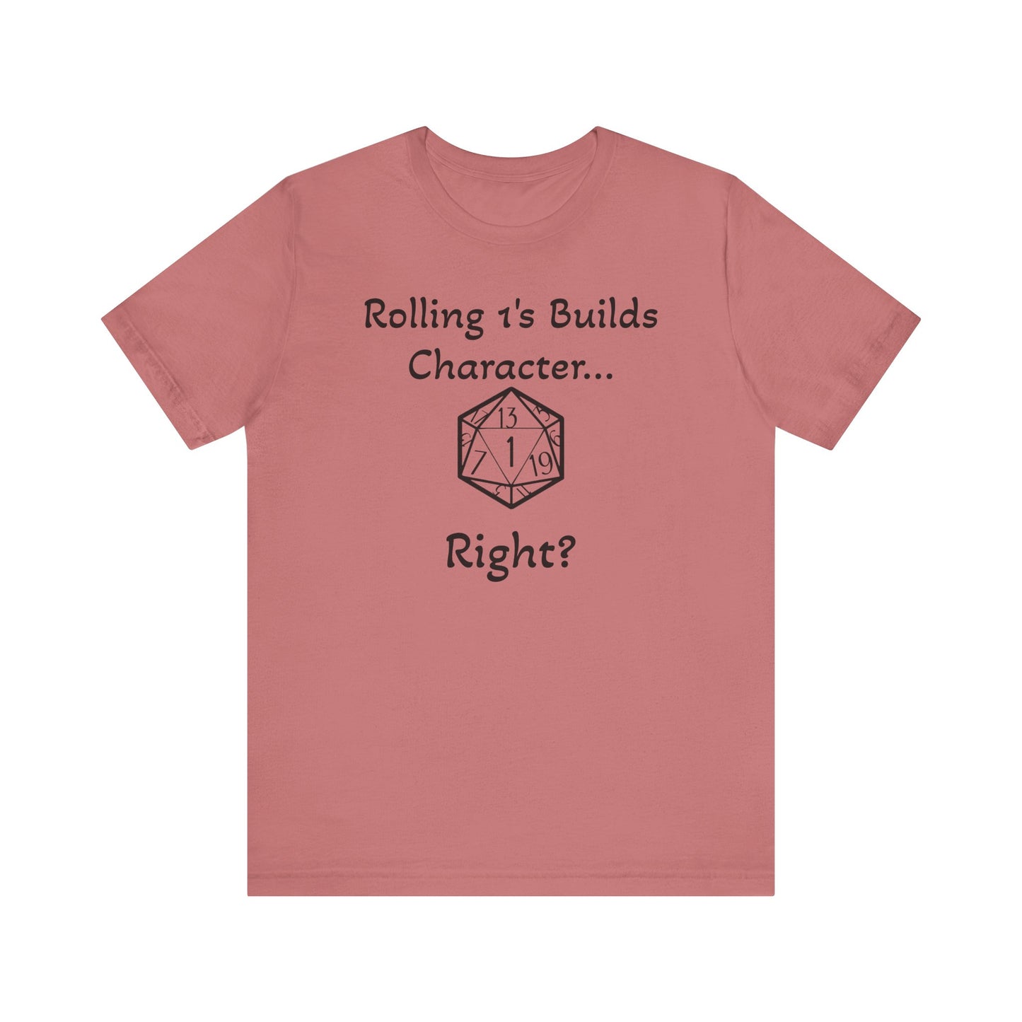 Builds Character Unisex Jersey Short Sleeve Tee