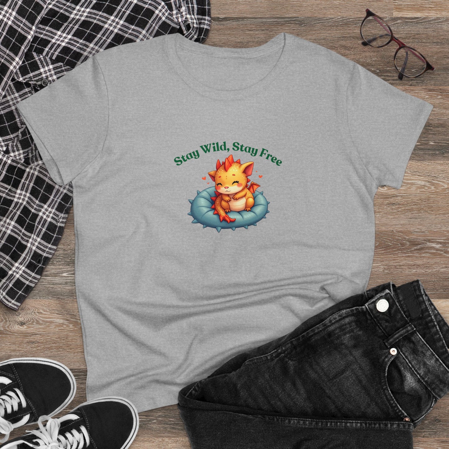Stay wild stay free -Women's Midweight Cotton Tee