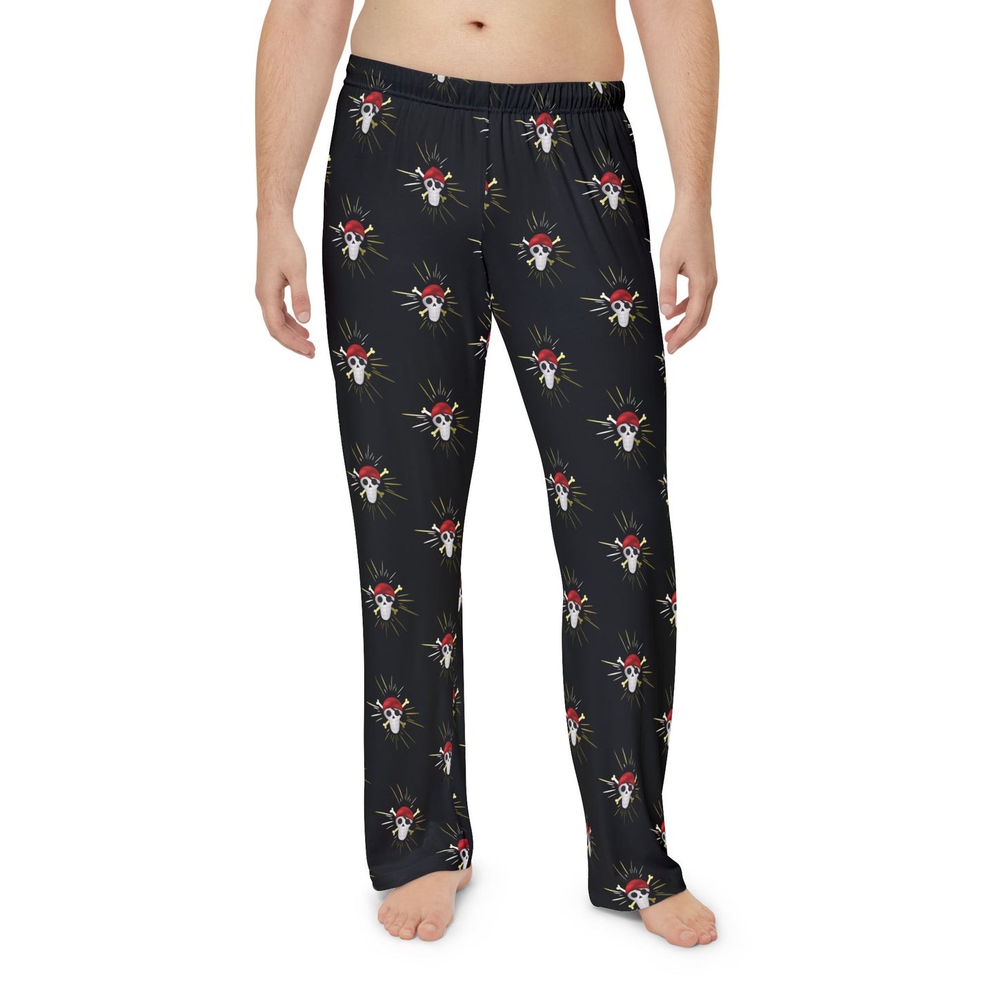 Sun-Veiled Men's Pajama Pants (AOP)
