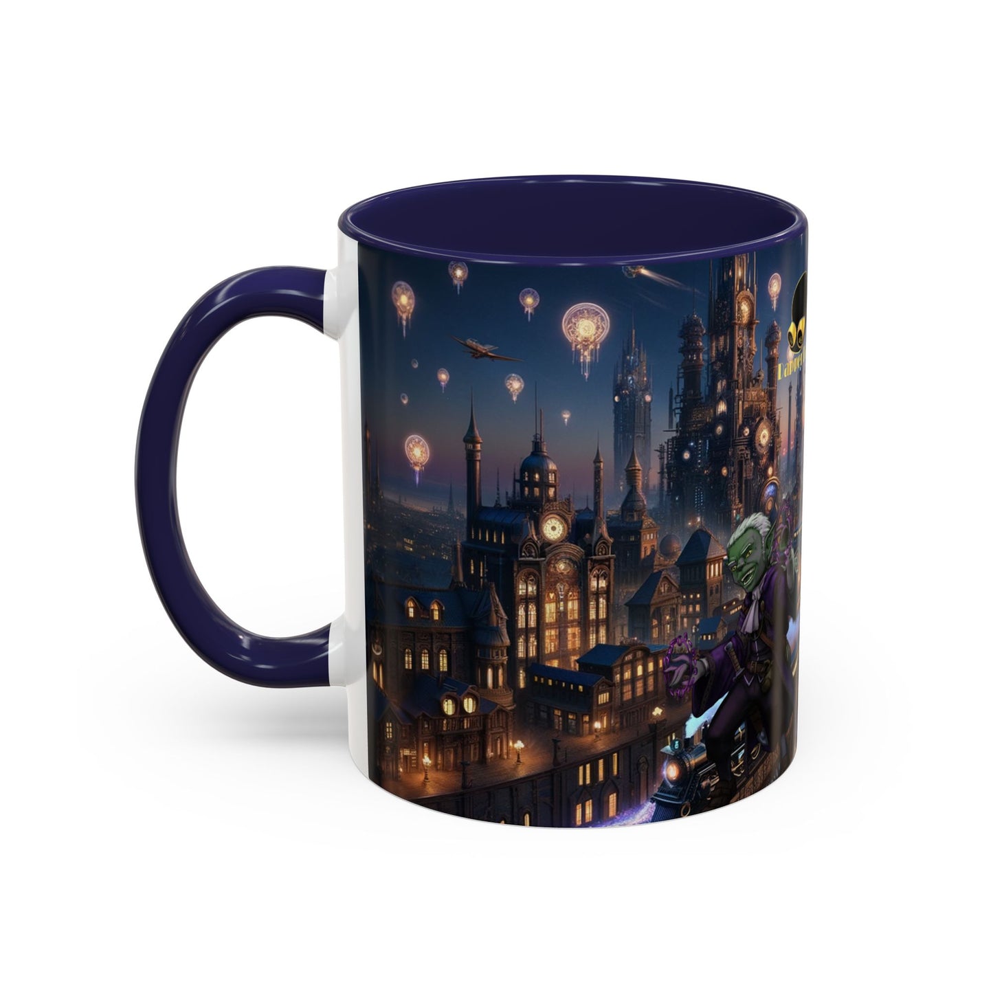 Accent Coffee Mug Fenic Elegant Ceramic Coffee Cup Available in 11oz and 15oz Sizes
