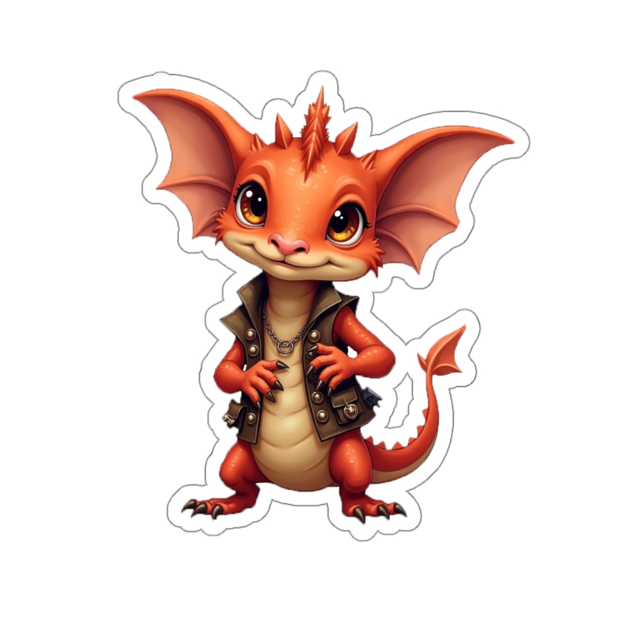 Cute Kobald-Kiss-Cut Stickers
