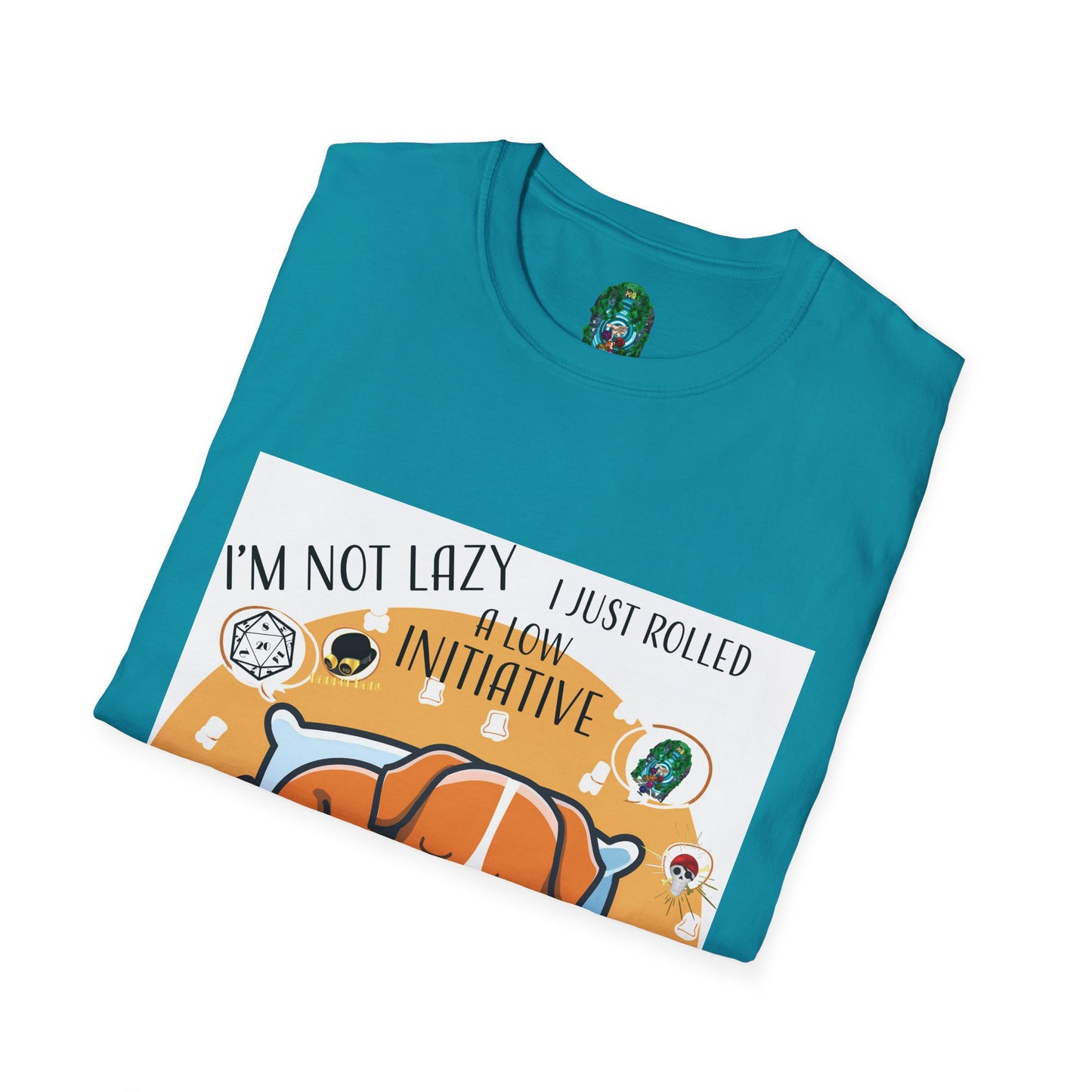 Funny Dog Lover T-Shirt - I'm Not Lazy, I Just Rolled with Initiative