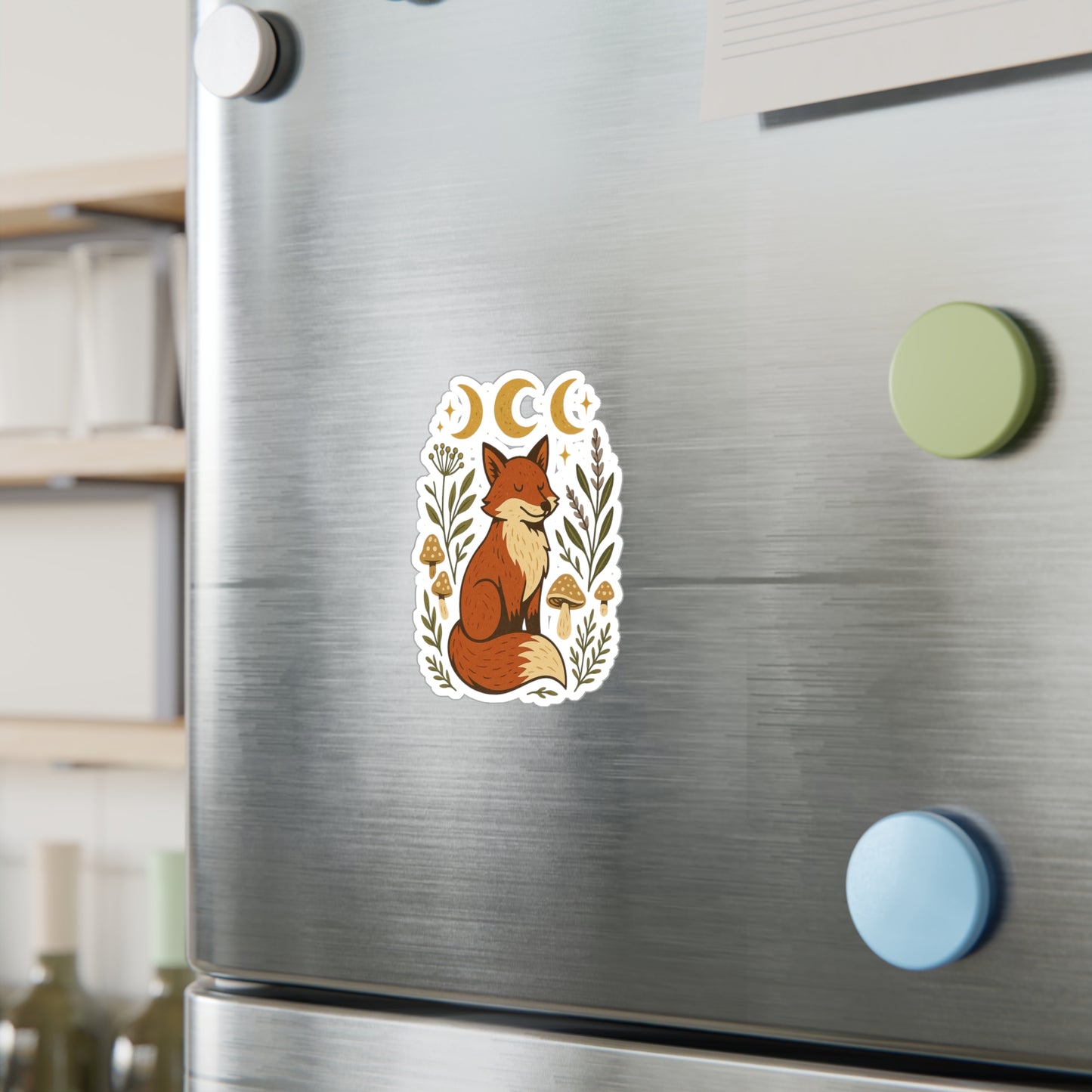 Whimsical Fox Vinyl Decals | Cute Animal Stickers | Nature Decor for Home | Planner Accessories | Gift for Animal Lovers