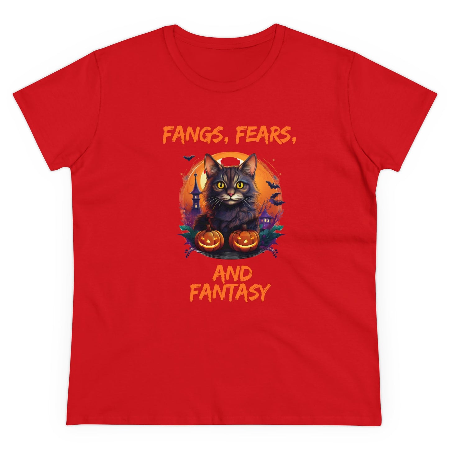 Fangs fears Women's Midweight Cotton Tee