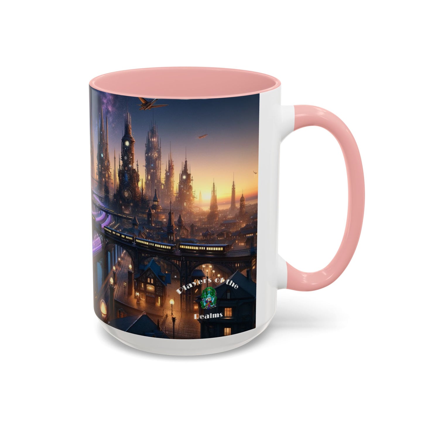 Accent Coffee Mug Fenic Elegant Ceramic Coffee Cup Available in 11oz and 15oz Sizes