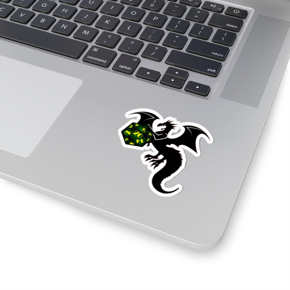 Dragon D20 Kiss-Cut Stickers for Gamers