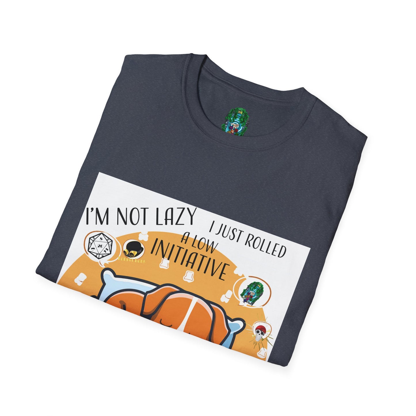 Funny Dog Lover T-Shirt - I'm Not Lazy, I Just Rolled with Initiative