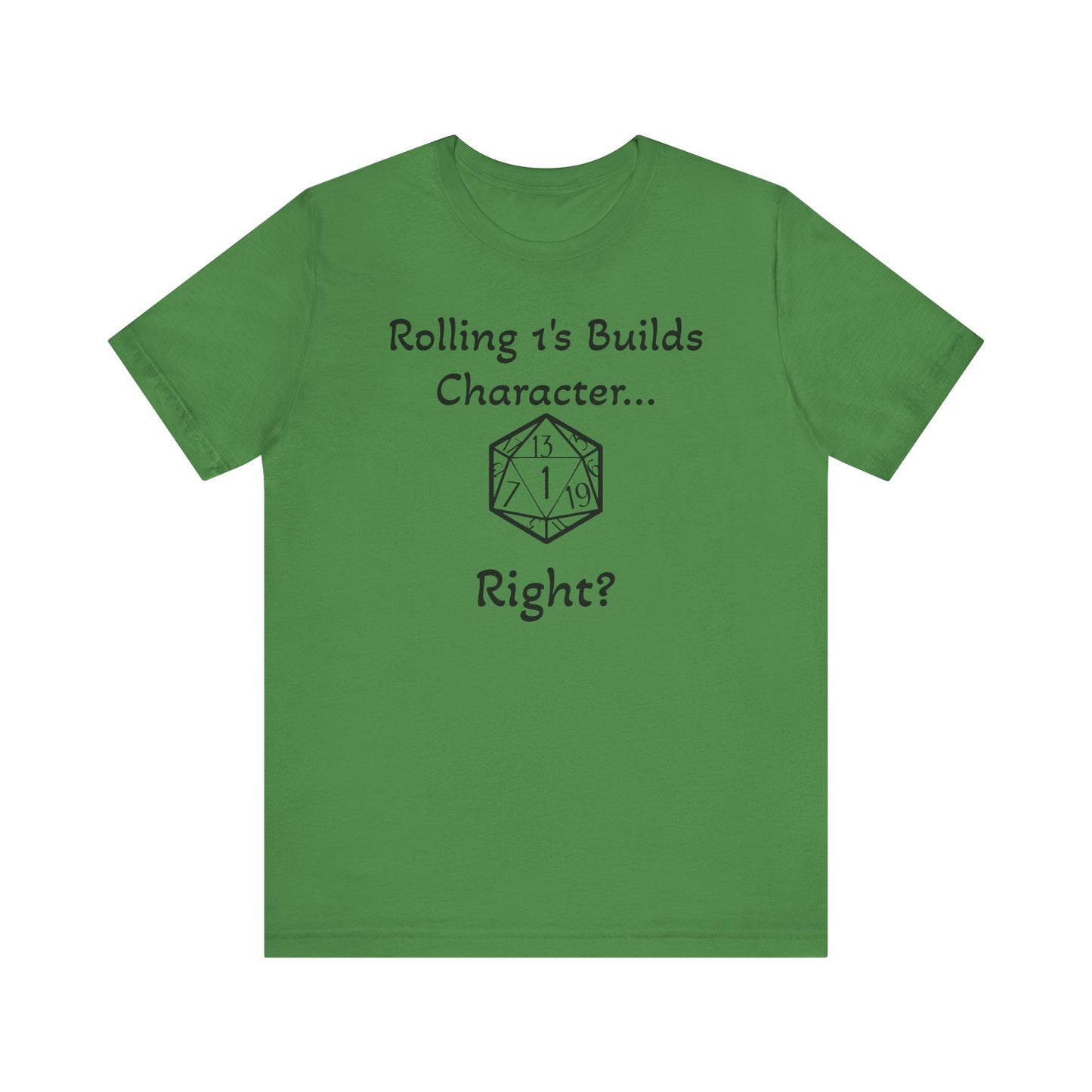 Builds Character Unisex Jersey Short Sleeve Tee
