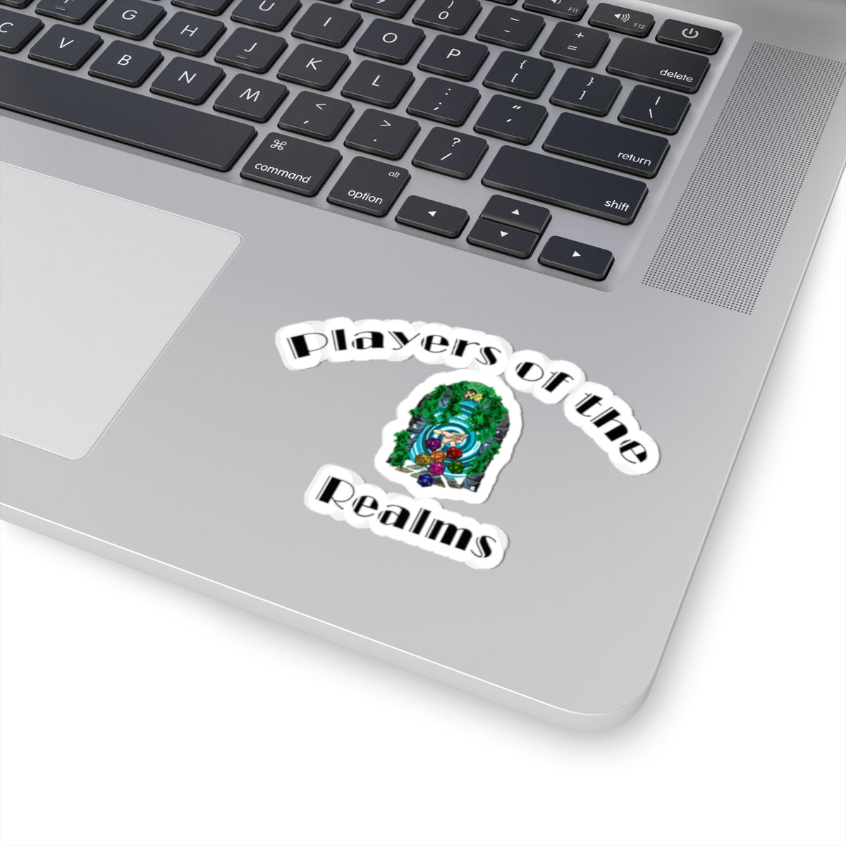 Players of the Realms Kiss-Cut Stickers - Fantasy Vibes for Gamers & Creatives
