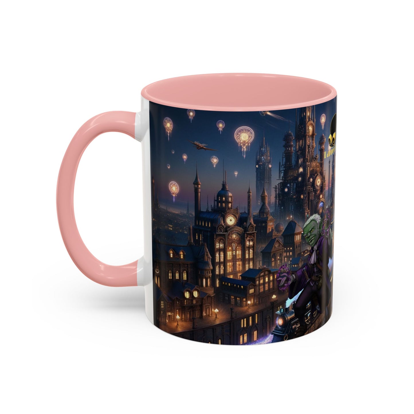Accent Coffee Mug Fenic Elegant Ceramic Coffee Cup Available in 11oz and 15oz Sizes