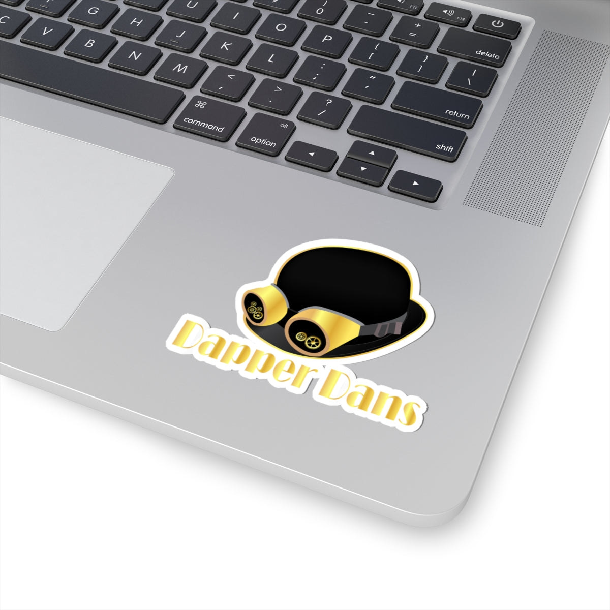Dapper Dans Kiss-Cut Stickers - Stylish Hat Design for Laptop & Decor
