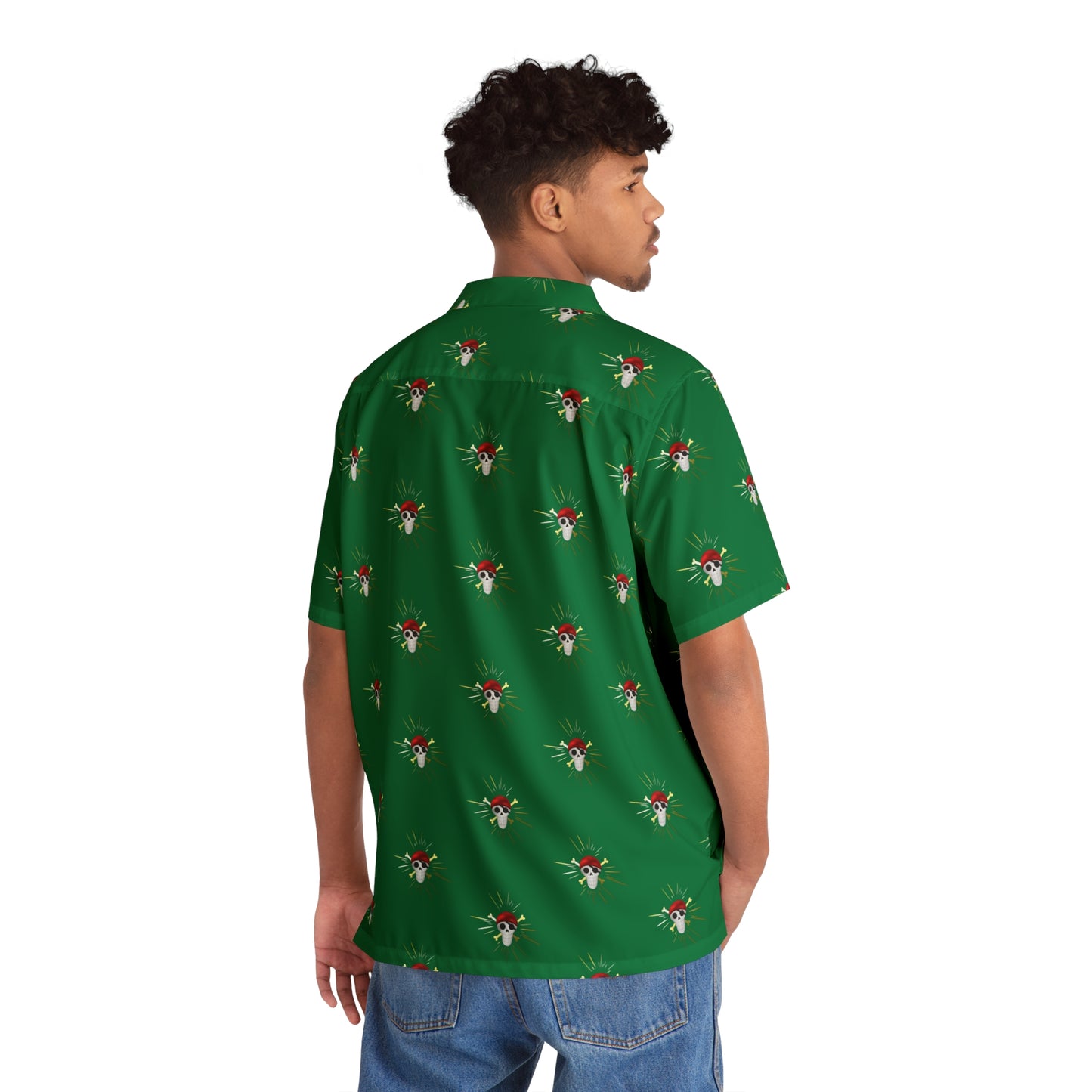 Sun-Veiled Pirates-Men's Hawaiian Shirt