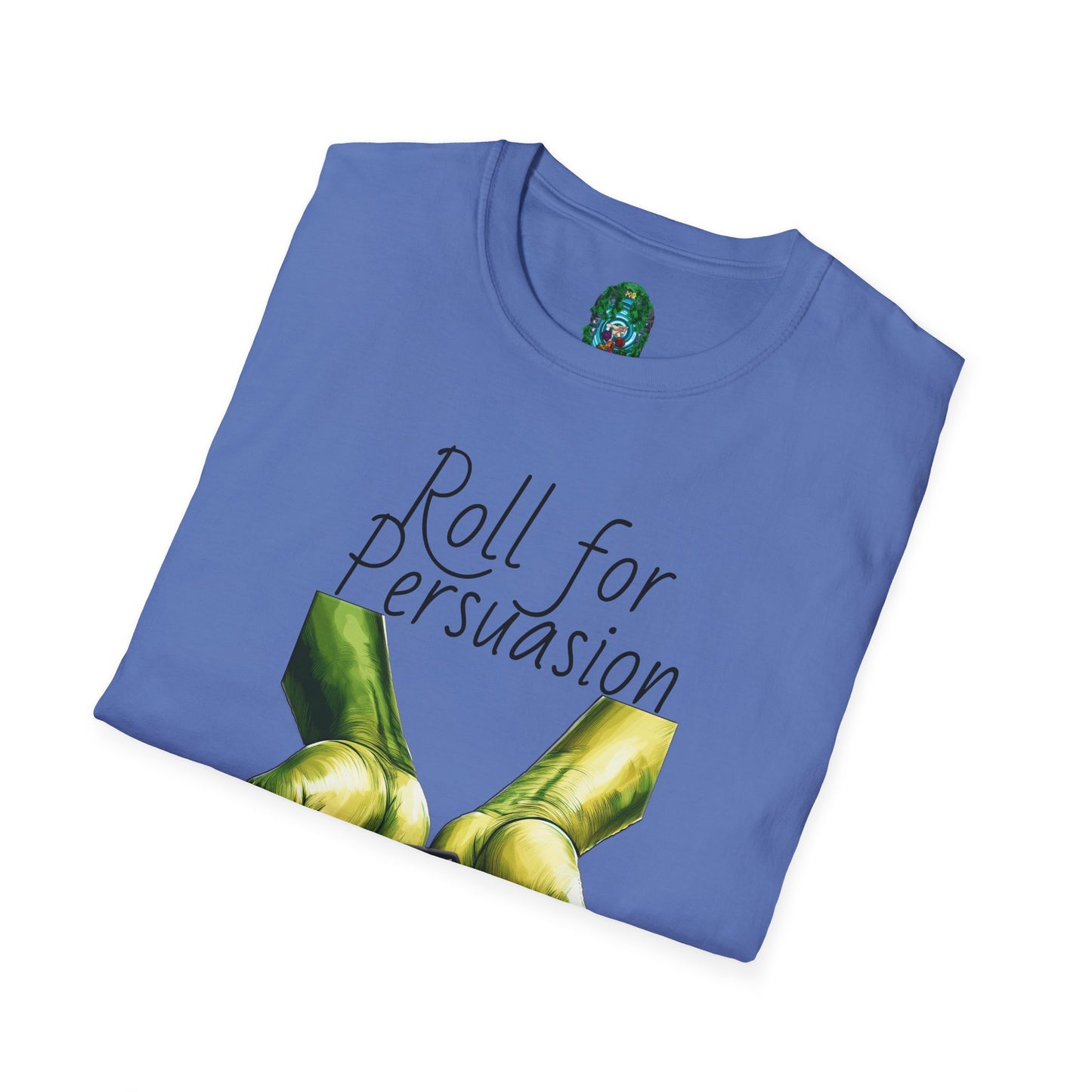 Roll for Persuasion Unisex Softstyle T-Shirt - Ideal for Gamers & D&D Fans