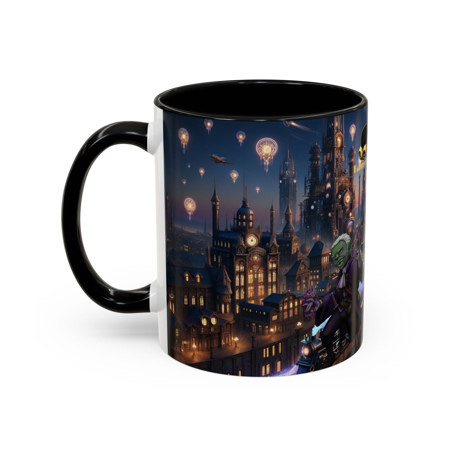 Accent Coffee Mug Fenic Elegant Ceramic Coffee Cup Available in 11oz and 15oz Sizes