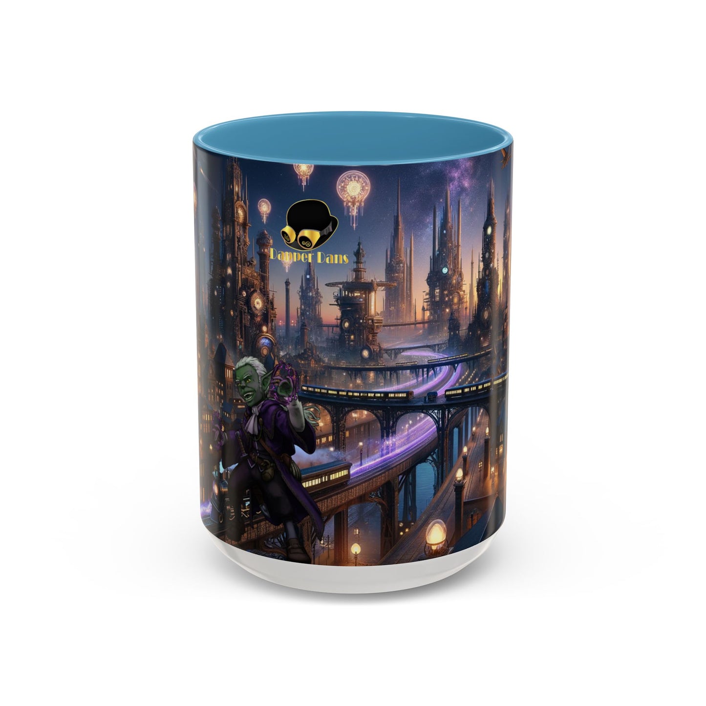 Accent Coffee Mug Fenic Elegant Ceramic Coffee Cup Available in 11oz and 15oz Sizes