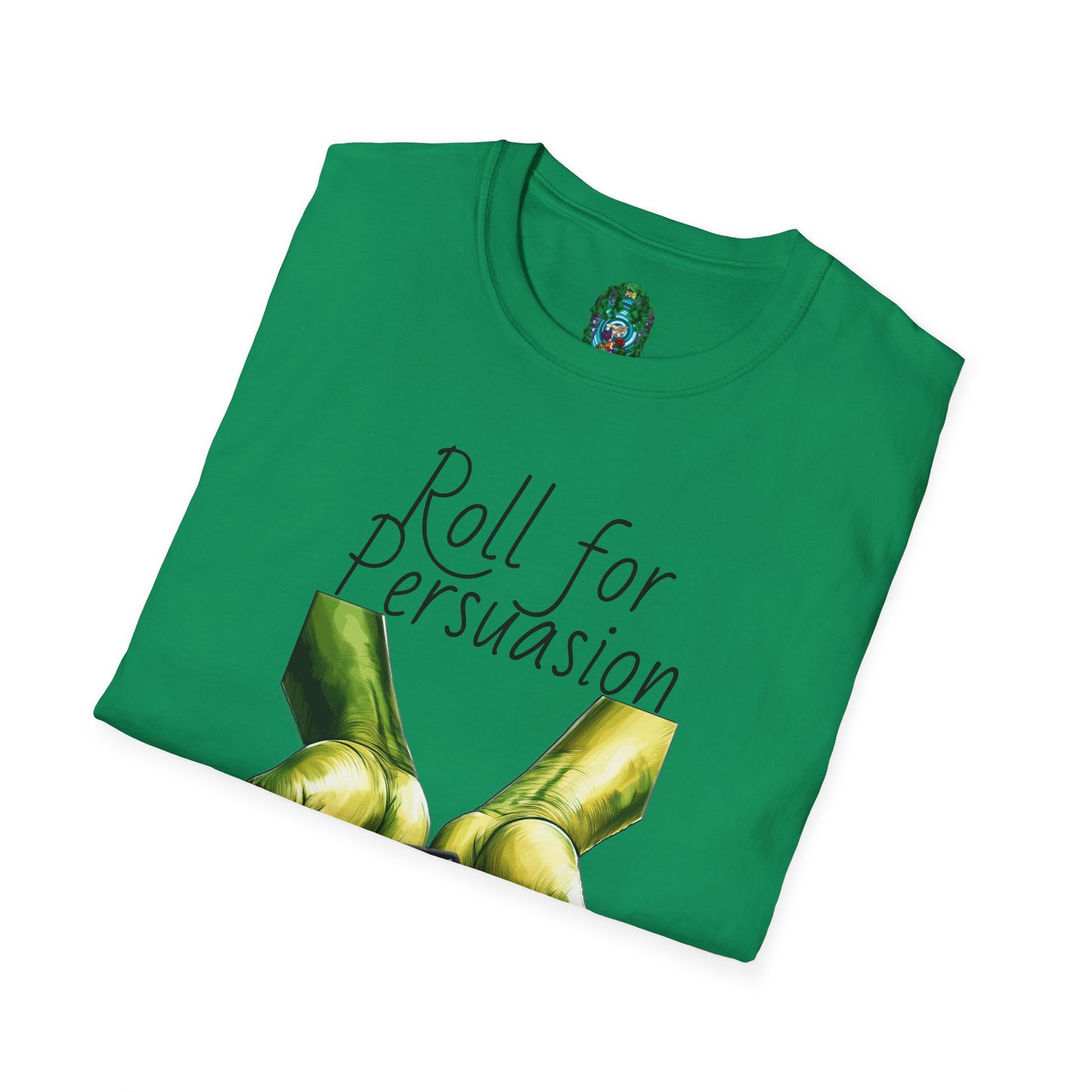Roll for Persuasion Unisex Softstyle T-Shirt - Ideal for Gamers & D&D Fans