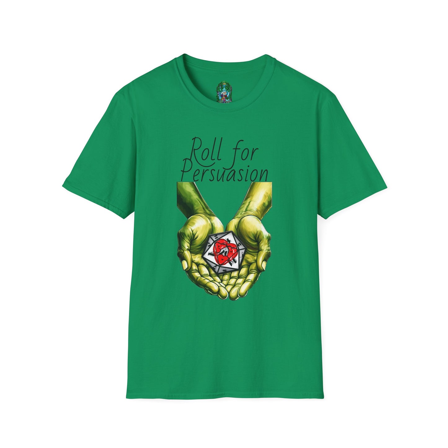 Roll for Persuasion Unisex Softstyle T-Shirt - Ideal for Gamers & D&D Fans