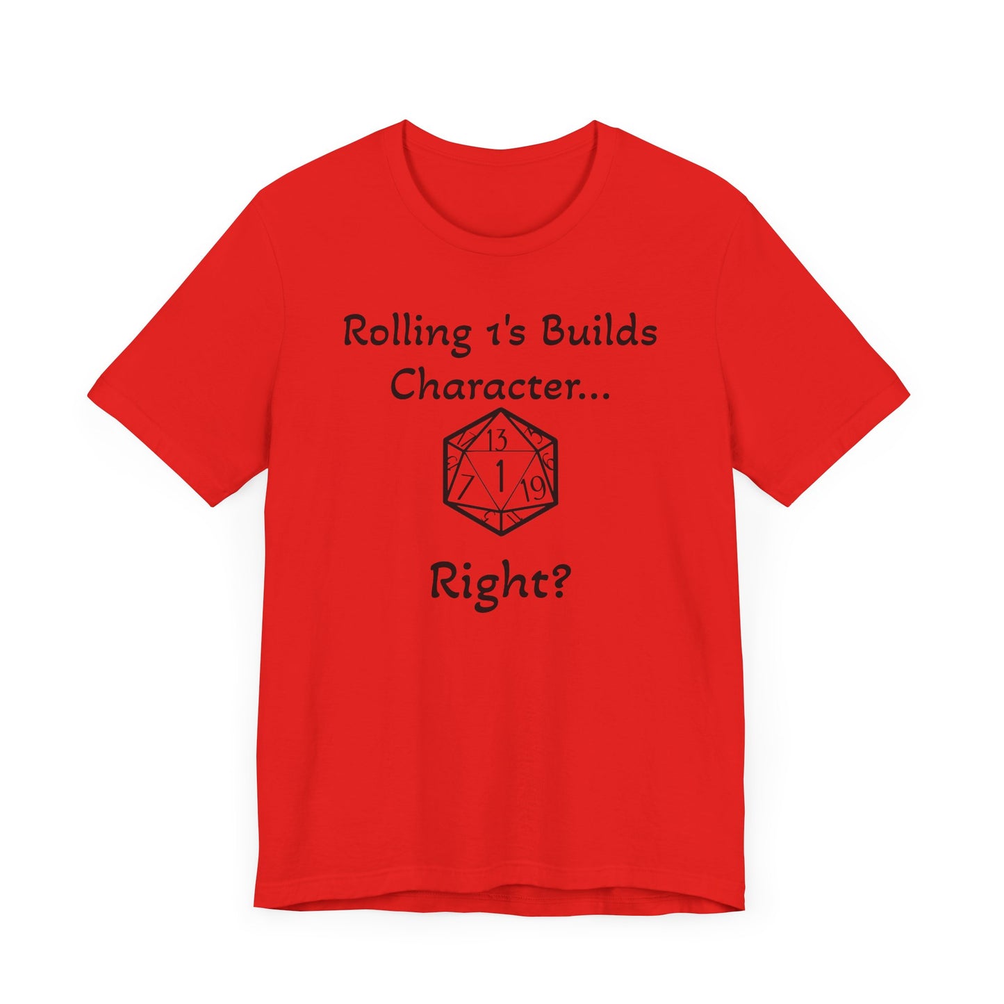 Builds Character Unisex Jersey Short Sleeve Tee