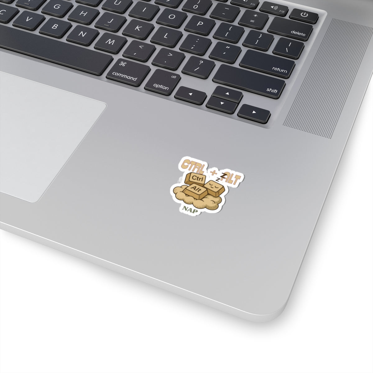 CTRL-ALT- Nap Fun Laptop Decals, CTRL ALT NAP, Creative Office Decor, Geeky Gifts for Gamers, Nap Lovers